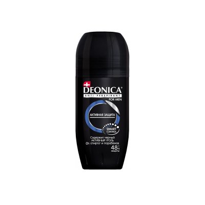 Купить deonica (деоника) дезодорант антиперспирант для мужчин активная защита ролик, 50мл в Богородске