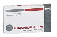 Купить моксонидин-алиум, таблетки покрытые пленочной оболочкой 0,4мг, 60 шт в Богородске