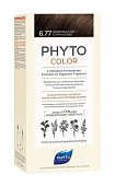 Купить фитосолба фитоколор (phytosolba phyto color) краска для волос оттенок 6,77 светлый каштан-капучино 50/50/12мл в Богородске