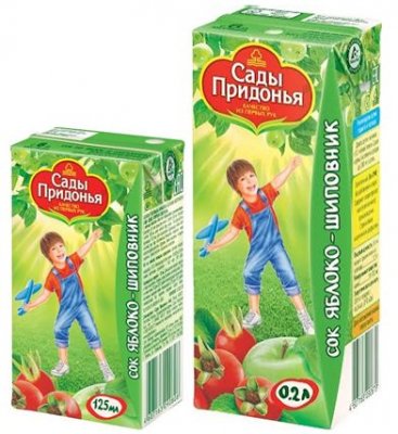 Купить сады придонья сок, ябл/шипов 125мл (сады придонья апк, россия) в Богородске