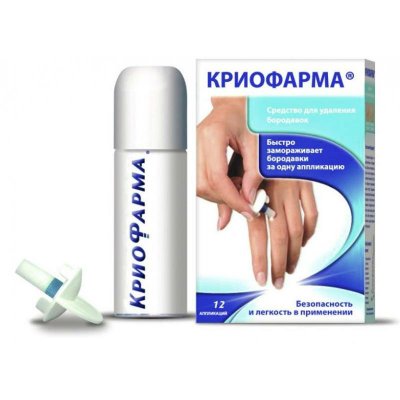 Купить криофарма, средство для удаления бородавок, аэрозоль, 35мл+12аппликаторов в Богородске