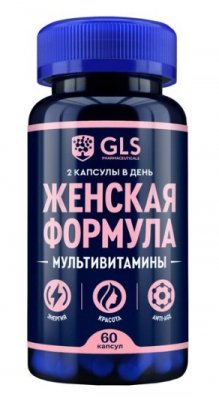 Купить gls (глс) женская формула мультивитамины, капсулы массой 430мг, 60шт бад в Богородске