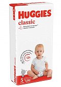 Купить huggies (хаггис) подгузники классик 5 11-25кг 58шт в Богородске