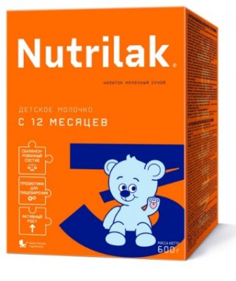 Купить нутрилак 3 (nutrilak 3) молочко детское с 12 месяцев, 600г в Богородске