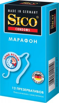 Купить sico (сико) презервативы марафон классические 12шт в Богородске