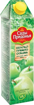 Купить сады придонья сок, ябл. 100% 1л (сады придонья апк, россия) в Богородске
