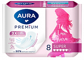 Купить aura premium (аура премиум) прокладки супер 8шт в Богородске