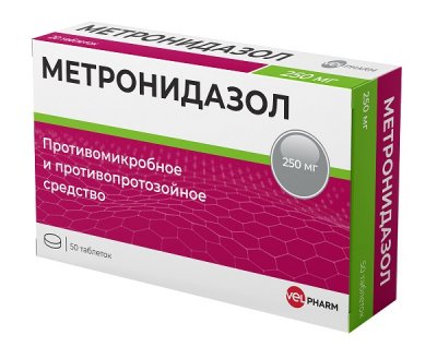 Купить метронидазол-велфарм, таблетки 250мг, 50 шт в Богородске