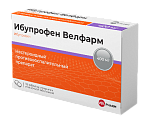 Купить ибупрофен-велфарм, таблетки, покрытые пленочной оболочкой 400мг, 30шт в Богородске