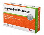 Купить ибупрофен велфарм, таблетки, покрытые пленочной оболочкой 200мг, 30шт в Богородске