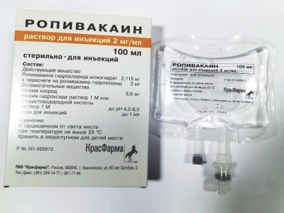 Купить ропивакаин, раствор для инъекций 2мг/мл, флакон 100мл в Богородске