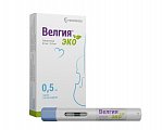 Купить велгия эко, раствор для подкожного введения 0,5 мг/доза 0,5мл шприц в автоинжекторе 4шт в Богородске