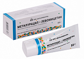 Купить метилурацил+левомицетин, мазь для наружного применения 40 мг/г+7.5 мг/г, туба 50г в Богородске