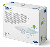 Купить silicone plus zetuvit (цетувит) повязка суперабсорбирующая с контактным слоем из силикона 20смх20см, 10 шт в Богородске