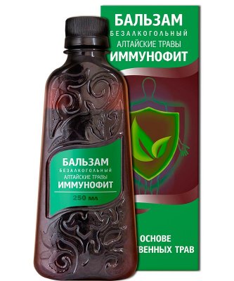 Купить бальзам алтайские травы иммунофит (б/алк.), 250мл_бад в Богородске