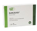 Купить бикана, таблетки, покрытые пленочной оболочкой 150мг, 28 шт в Богородске