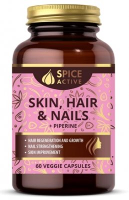Купить spice active (спайс актив) комплекс для кожи, волос и ногтей с пиперином, капсулы 60 шт_бад в Богородске