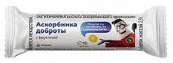 Купить vitateka (витатека) аскорбинка доброты кислота аскорбиновая с фруктозой, таблетки 2,9г 10шт бад в Богородске