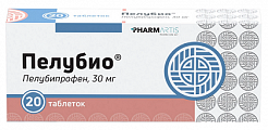 Купить пелубио, таблетки 30мг 20шт в Богородске