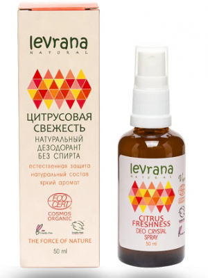 Купить levrana (леврана) дезодорант цитрусовая свежесть, 50мл в Богородске