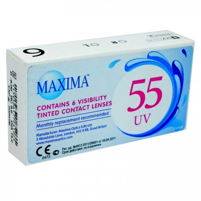 Купить контактные линзы maxima 55 comfort plus №6, -1,25 в Богородске