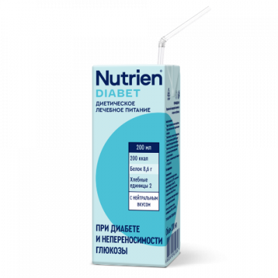 Купить нутриэн диабет стерилизованный для диетического лечебного питания с нейтральным вкусом, 200мл в Богородске