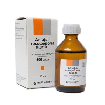 Купить альфа-токоферола ацетат (витамин е), раствор для приема внутрь, масляный 100мг/мл, флакон 50мл в Богородске