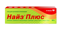 Купить найз плюс, гель для наружного применения 0,25 мг/г+50 мг/г+100 мг/г+10 мг/г, 50 г в Богородске