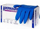 Купить перчатки dermagrip high risk powder free сверхпрочные синие размер m, 50 шт в Богородске