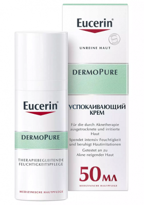 Купить eucerin dermopure (эуцерин) крем для лица для проблемной кожи успокаивающий 50 мл в Богородске