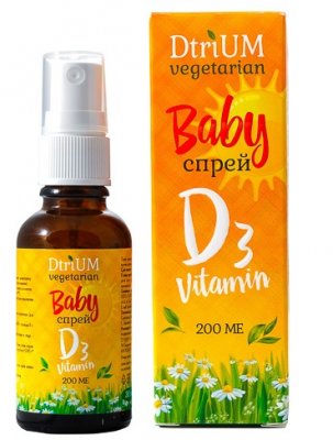 Купить витамин д3 200ме, спрей для детей масляный, флакон 30мл бад в Богородске