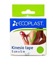 Ecoplast лента фиксирующая Кензио Тейп 5см х 5м зеленый