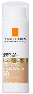 Купить la roche-posay anthelios (ля рош позе) антивозрастной сс крем для лица spf50+, 50мл в Богородске