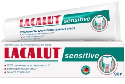 Купить lacalut (лакалют) зубная паста сенситив, 90г в Богородске