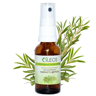 Купить oleos (олеос) природный антисептик косметическое масло австралийского чайного дерева, спрей 30мл в Богородске