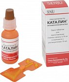 Купить каталин, таблетки для приготовления глазных капель 0,75мг, 1 шт в комплекте с растворителем в Богородске