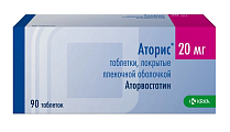 Купить аторис, таблетки, покрытые пленочной оболочкой 20мг, 90 шт в Богородске