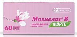 Купить магнелис в6 форте, таблетки, покрытые пленочной оболочкой 100мг+10мг, 60 шт в Богородске
