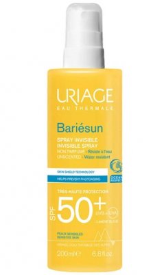 Купить uriage bariesun (урьяж барьесан) спрей для лица и тела солнцезащитный без ароматизаторов 200мл spf50+ в Богородске