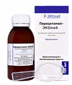 Купить парацетамол-эколаб, суспензия для приема внутрь [для детей], 120 мг/5 мл, 100 мл в Богородске
