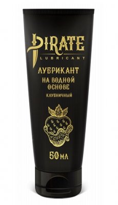 Купить pirate (пират) лубрикант на водной основе клубничный, 50мл в Богородске