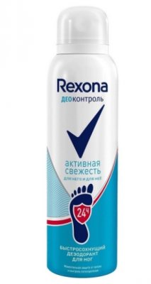 Купить rexona (рексона) дезодорант-аэрозоль для ног деоконтроль активная свежесть, 150мл в Богородске
