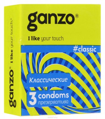 Купить ganzo (ганзо) презервативы классик 3шт в Богородске
