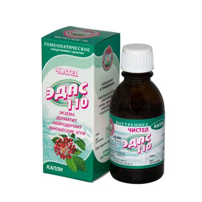 Купить эдас-110 чистел (нейродермит), капли для приема внутрь гомеопатические, 25мл в Богородске