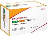 Купить випдомет 850, таблетки, покрытые пленочной оболочкой 12,5мг + 850мг, 56 шт в Богородске