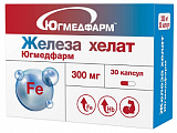 Купить железа хелат югмедфарм, капсулы 30шт бад в Богородске