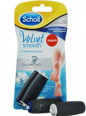 Купить scholl (шолл) сменый ролик для электрической пилки жестий 1 шт+мягкий 1 шт в Богородске
