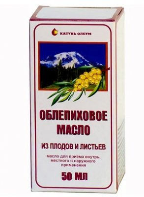 Купить облепиховое масло алтайское, флакон 50мл в Богородске