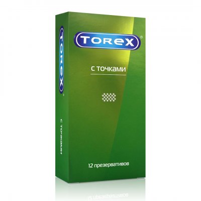 Купить презервативы торекс с точками, №12 (кит ооо, россия) в Богородске