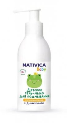 Купить nativica baby (нативика) гель-мыло для подмывания детское с рождения, 180 мл в Богородске
